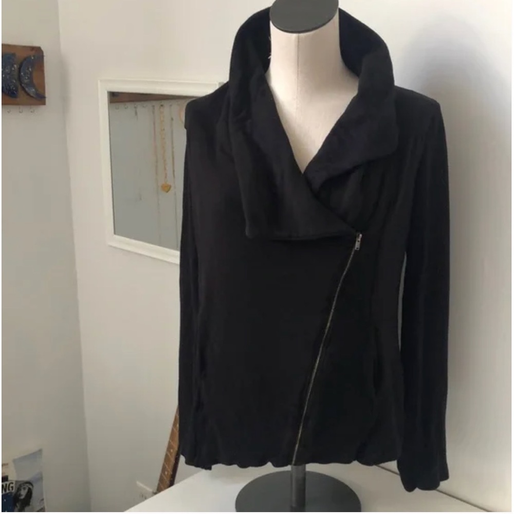 H by Bordeaux Draped Fleece Jacket